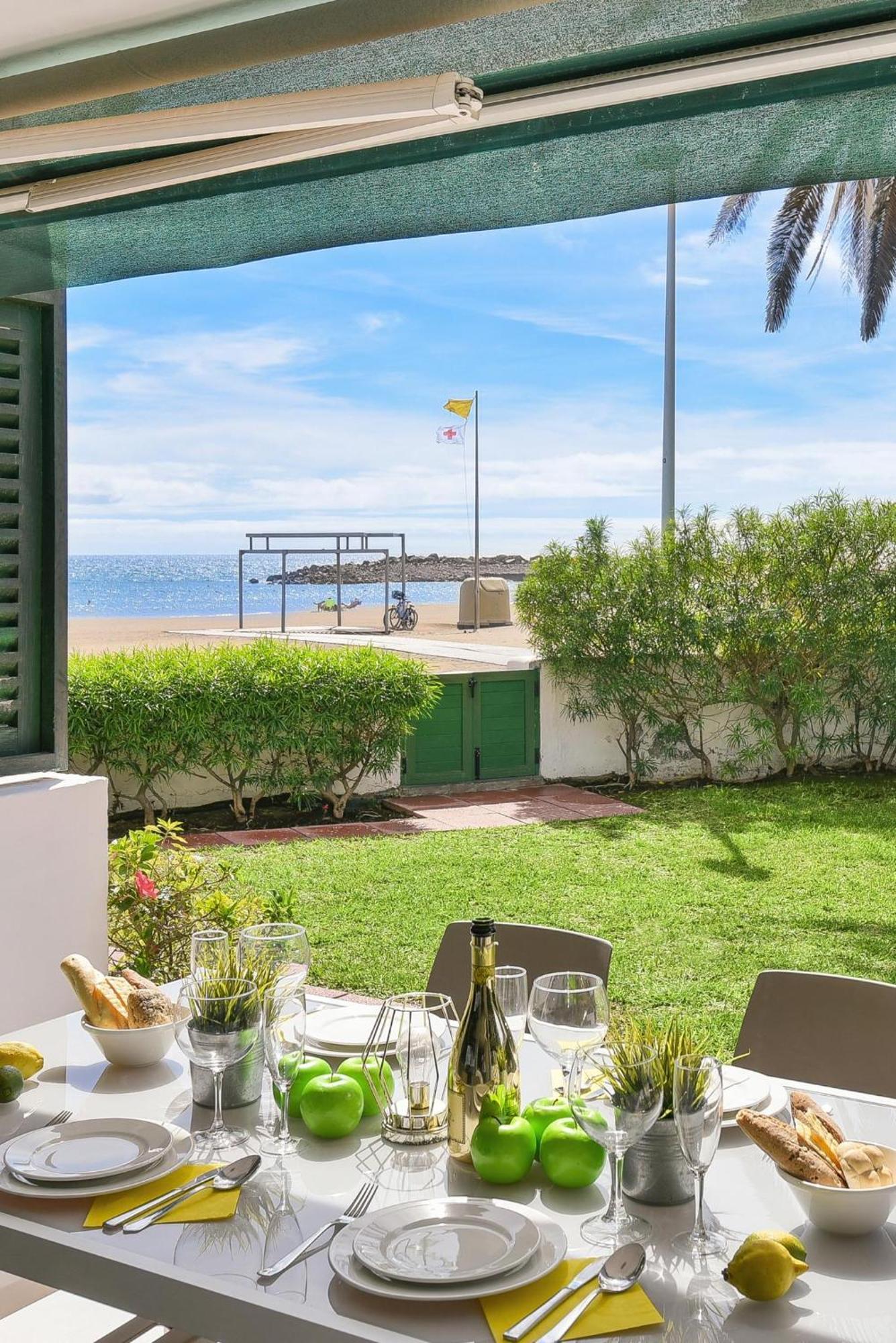 Beachfront Apartment Las Burras Mra 02 San Agustín Kültér fotó