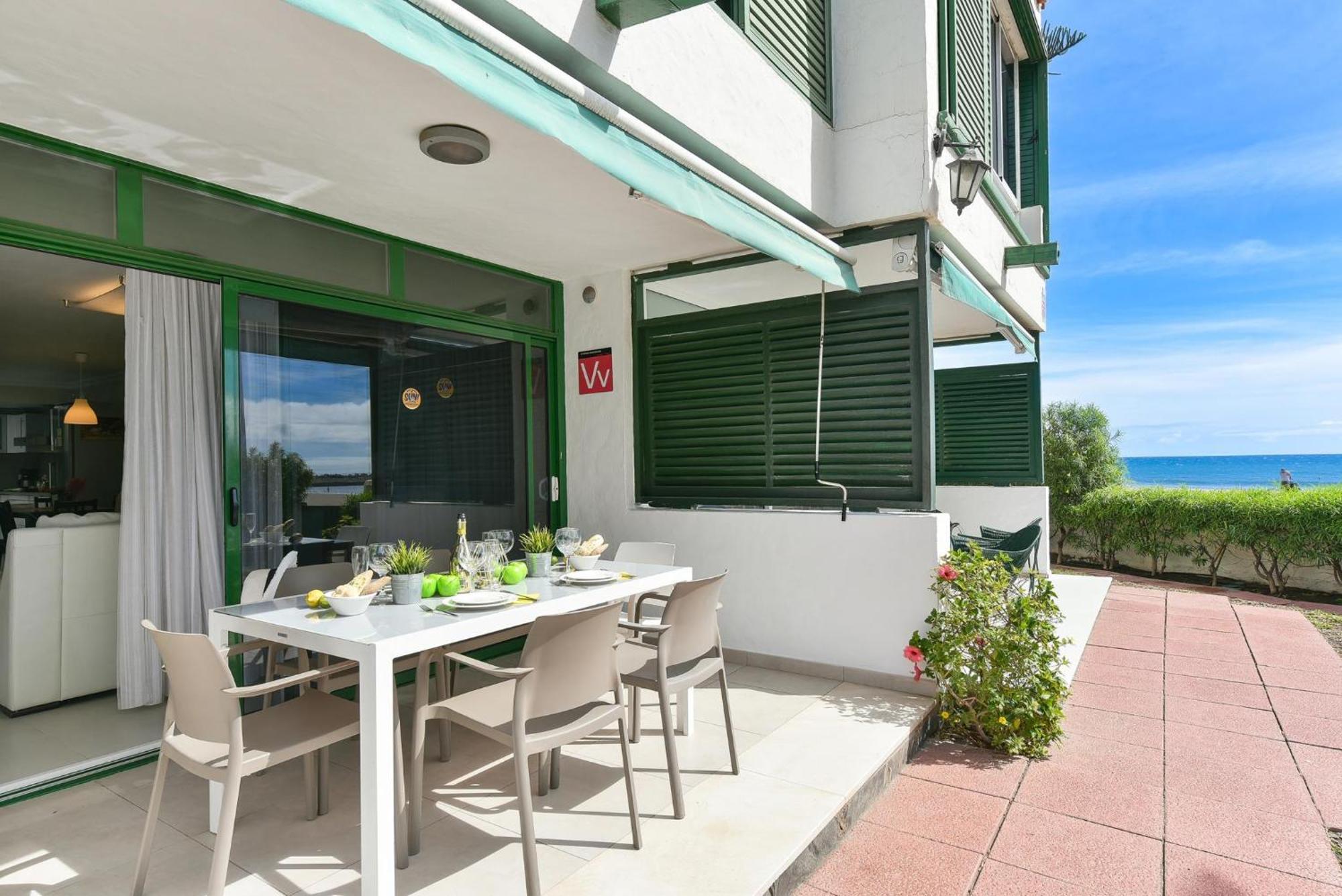 Beachfront Apartment Las Burras Mra 02 San Agustín Kültér fotó